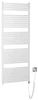AQUALINE TONDI-E elektromos fürdőszobai radiátor, 600x1690mm, 800W, fehér (DE490T)