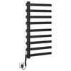 ELCOR elektromos törölközőszárító radiátor, 480x920x50mm, 128W,matt fekete (EB460)