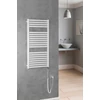 AQUALINE TONDI-E elektromos fürdőszobai radiátor, 450x970mm, 300W, fehér (DE450T)