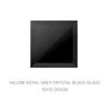 Kép 1/2 - VALORE ROYAL GREY CRYSTAL BLACK GLASS 15*15