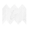 Kép 1/5 - MARINEL WHITE CHEVRON MOSAIC GLOSSY 29,8X25,5