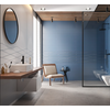 GRAVITY MARINE BLUE LINES STRUCTURE SATIN 24X74 G1