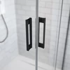 Kép 5/9 - Idea Black KDJ+S szögletes fekete zuhanykabin