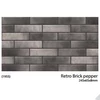 RETRO BRICK  PEPPER     24.5X6.5X0.8