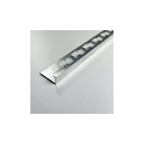 L szögletes natúr alumínium profil 10mm x 2.5m