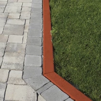 KERTI SZEGÉLY 100x20x5 CM VÖRÖS
