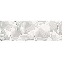 FLOWER CEMENTO WHITE INSERTO 24X74