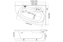 Liza asszimetrikus sarokkád