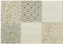 Karyntia beige dekor MÉRET      *25.00*36.00