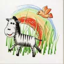 Pastel Safari 1 dekor MÉRET      *20.00*20.00