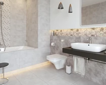 SNOWDROPS LIGHT GREY 20X60 G1