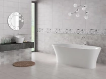 SNOWDROPS LIGHT GREY 42X42 G1