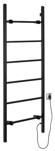 BARBO elektromos radiátor, 600x1626x89mm, 160W, matt fekete (BB906)