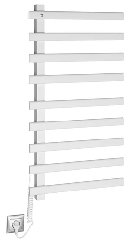 ELCOR elektromos törölközőszárító radiátor, 480x920x50mm, 128W, matt fehér (EB450)