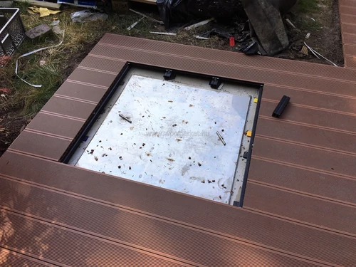 Premium Classic csokibarna WPC teraszburkolat 5800 mm