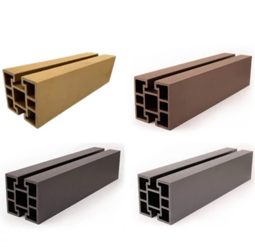 WPC kerítés oszlopok (tölgy, sötétbarna, antracit, világosszürke) 120x120x5800mm