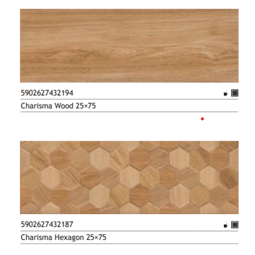 CHARISMA WOOD 25*75 KÉSZLETES TERMÉK