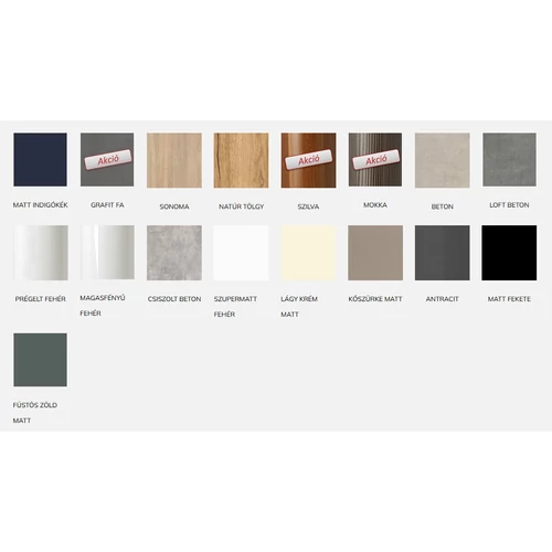 Tboss Milla fürdőszobai kiegészítő szekrény (több színben, Milla bútorszetthez)