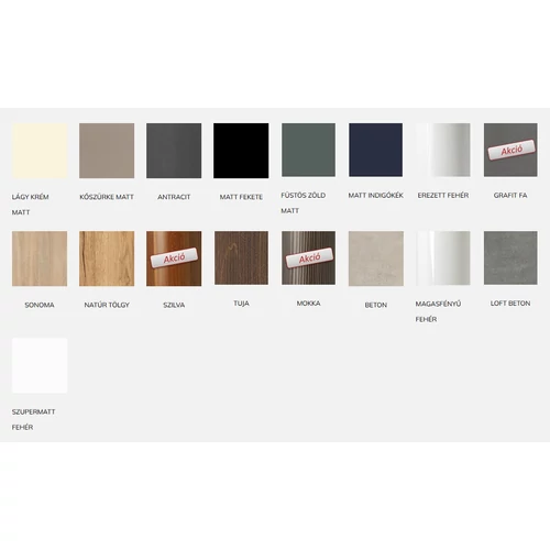 Tboss Ohana fürdőszobai kiegészítő szekrény (több színben, Ohana bútorszetthez)