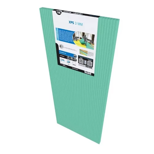 XPS ALÁTÉT LEMEZ 1200*500*3 MM.6 M2/CSOMAG