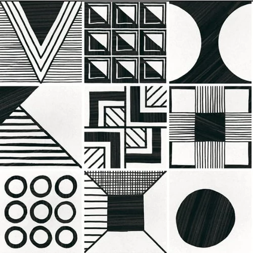 PATCHWORK B&W MÉRET      *20.00*20.00