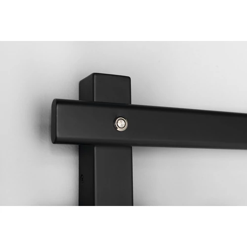 ELCOR elektromos törölközőszárító radiátor, 480x920x50mm, 128W,matt fekete (EB460)