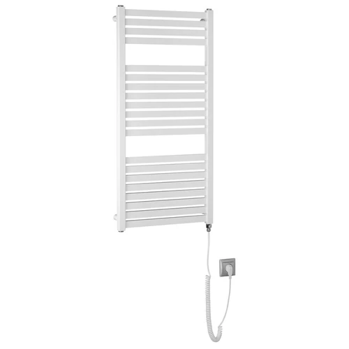AQUALINE TONDI-E elektromos fürdőszobai radiátor, 450x970mm, 300W, fehér (DE450T)