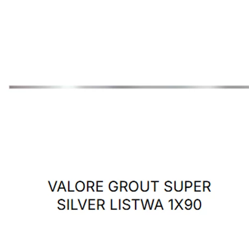 SUPER SILVER LISTWA