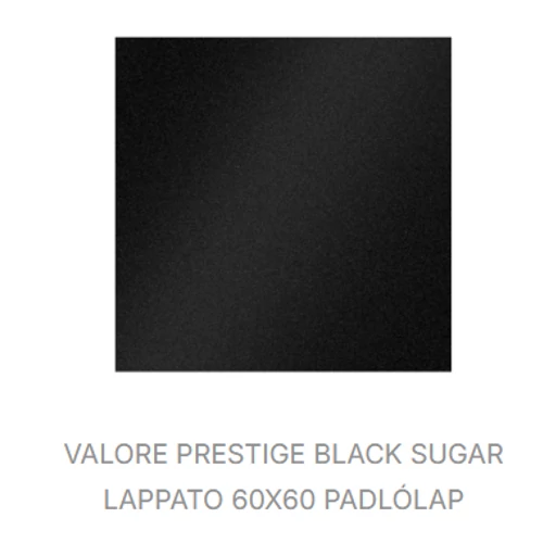 VALORE PRESTIGE BLACK SUGAR LAPPATO RET 60*60*0,9