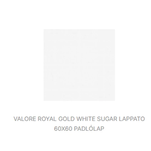 VALORE ROYAL GOLD WHITE SUGAR LAPPATO RET 60*60*0,9
