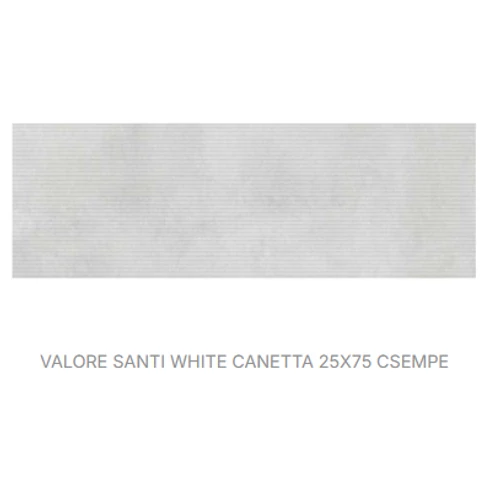 VALORE SANTI WHITE CANETTA RET 25*75