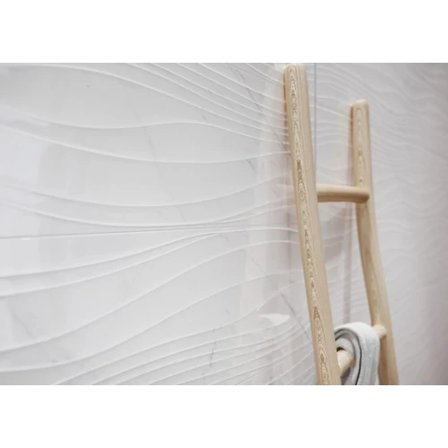 MARINEL WHITE STRUCTURE GLOSSY 20X60 G1