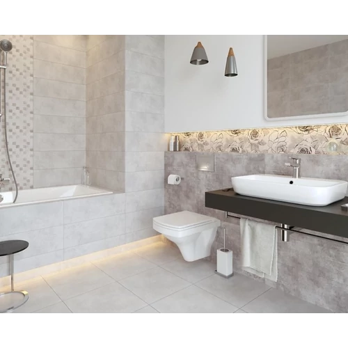 SNOWDROPS LIGHT GREY 20X60 G1