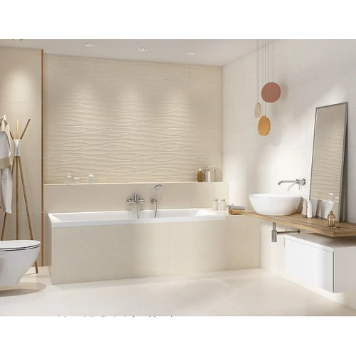 SHINY TEXTILE PS810 CREAM SATIN 29,8X59,8 G1