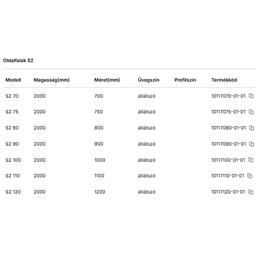 Idea KDJ+S szögletes zuhanykabin