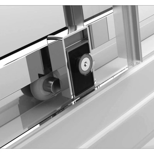 Premium Pro Black PDD íves fekete zuhanykabin