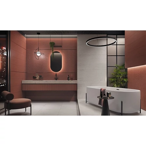 CLARET STRUCTURE SATIN 24X74 G1
