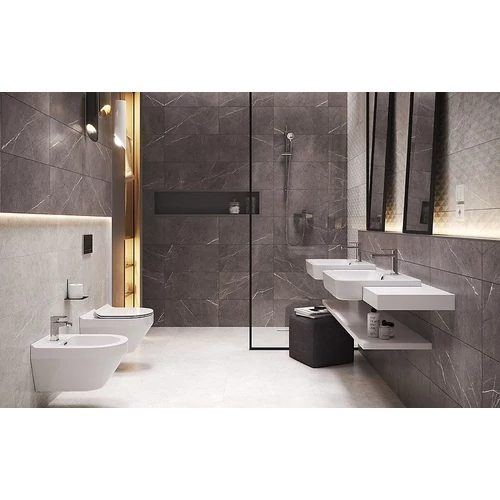 STONE PARADISE PS811 LIGHT GREY SATIN STRUCTURE 29X59 G1