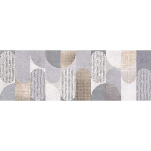 VALORE PRINCESS GREY/WHITE DEKOR RET 25*75