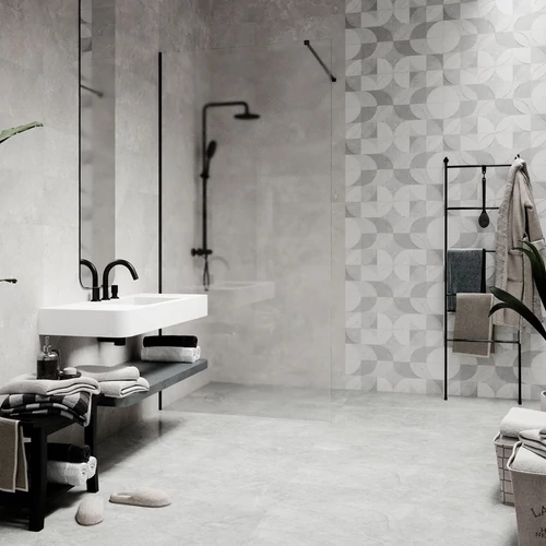 VALORE SIGRIDA GREY  DEKOR RET 25*75